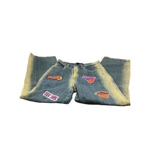 Vintage Boomx Jeans with sports patches